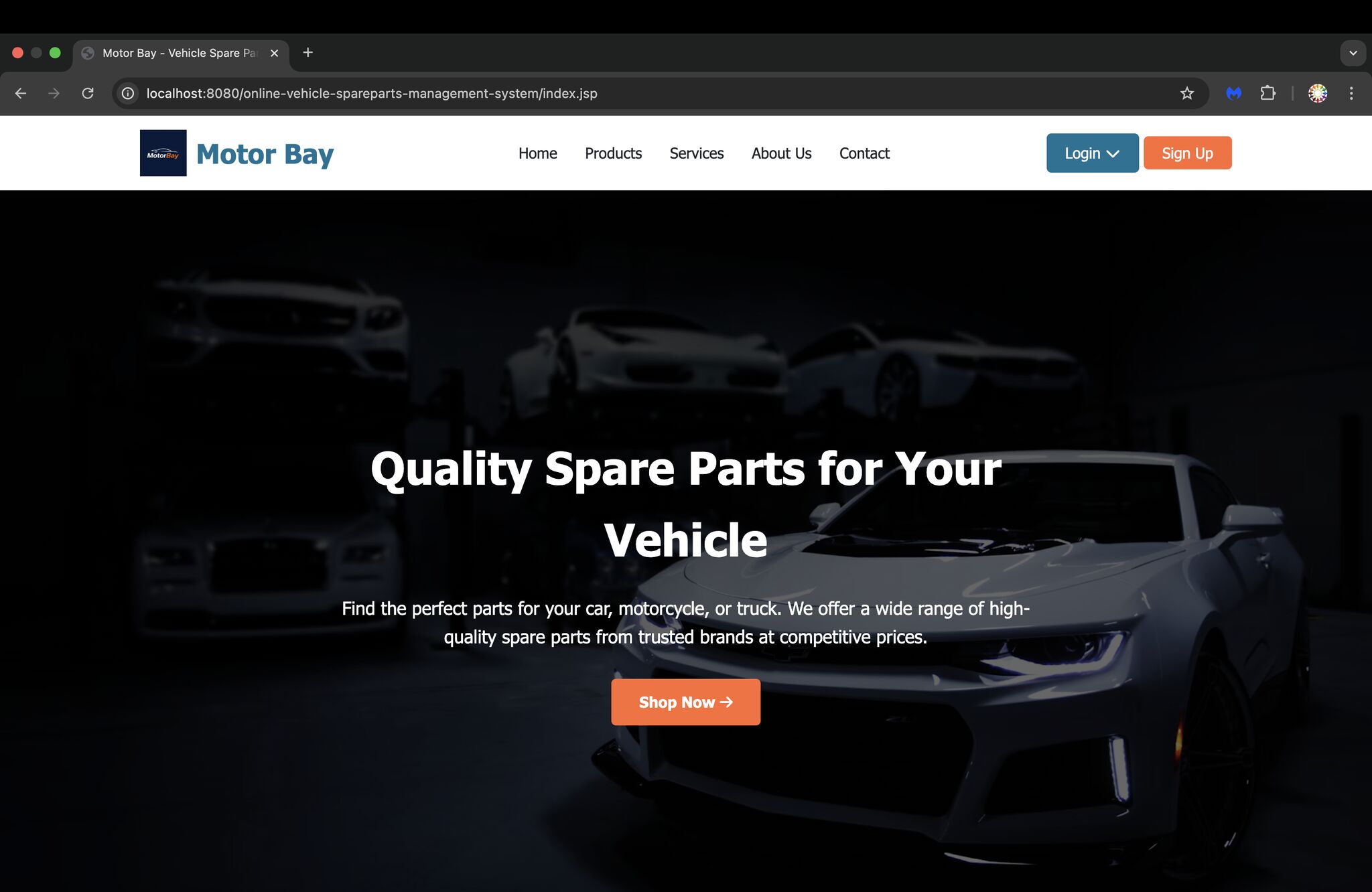 Vehicle Spare Parts Management System